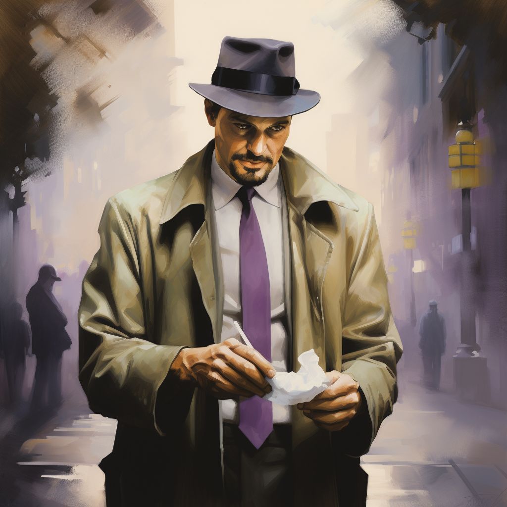 Tajemnicza postać przekazuje zegarek